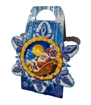 №3 Сніжинка з Сантою